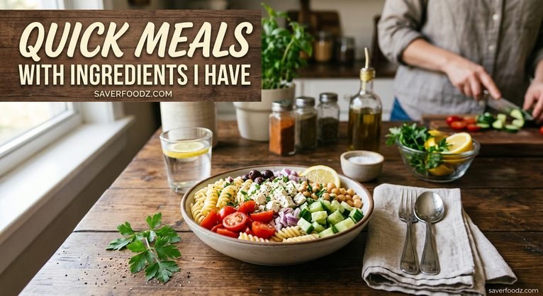 Quick Meals With Ingredients I Have: Easy Recipes for Busy Days