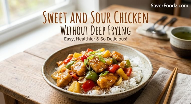 Sweet and Sour Chicken Without Deep Frying