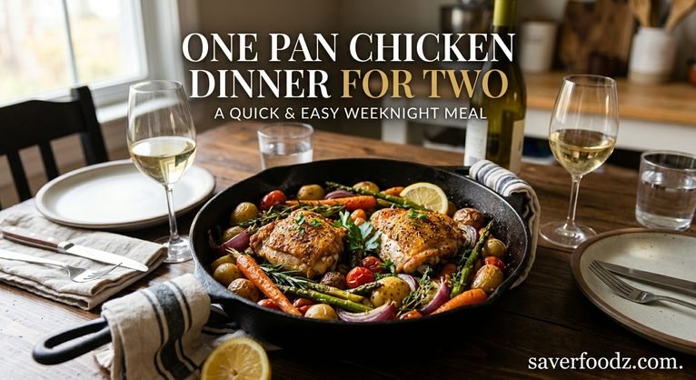One Pan Chicken Dinner for Two