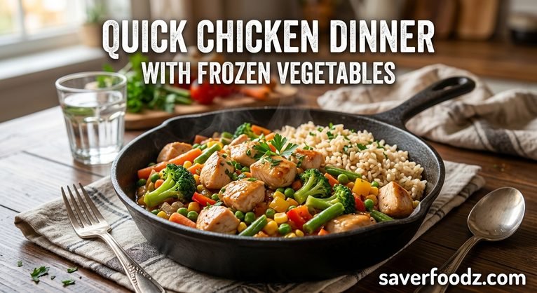 Quick Chicken Dinner with Frozen Vegetables